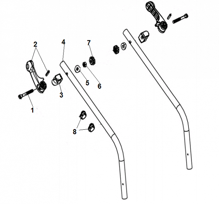 2 РУЧКА ГАЗОНОКОСИЛКА ЭЛЕКТРИЧЕСКАЯ CHAMPION EM3813