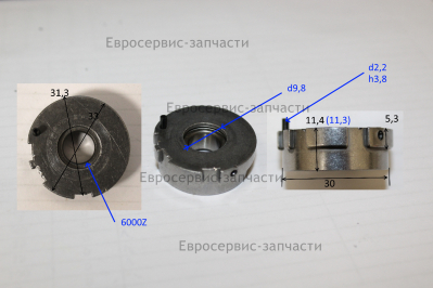 Головка цилиндра передняя  . WFG-1310-15 , (0704.013100)Пневмошлифмашина