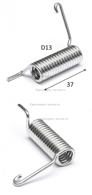 Пружина левая оси задней крышки. 8342-910602-0000000. К 4000.5000В