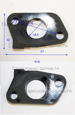 Изолятор карбюратора. 170440055-0001. K 4500L